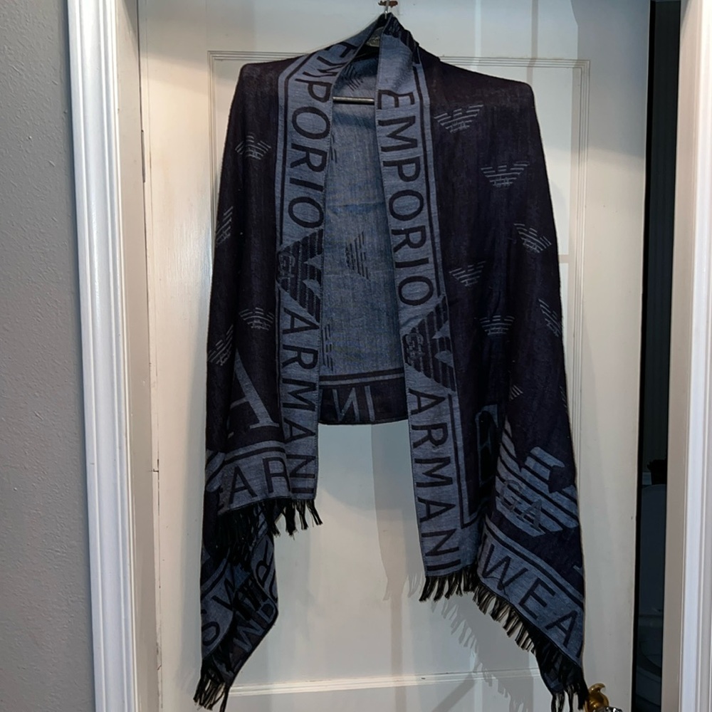 Emporio Armani swimwear scarf wrap 26” x 70”